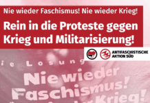 Rein in die Proteste gegen Krieg und Militarisierung