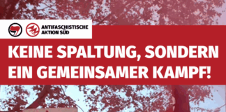 Keine Spaltung, sondern ein gemeinsamer Kampf!